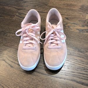 Pink Adidas Gazelles